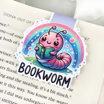Bookworm Magnetic Bookmark