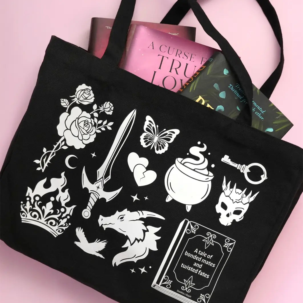 Romantasy Book Tote Bag