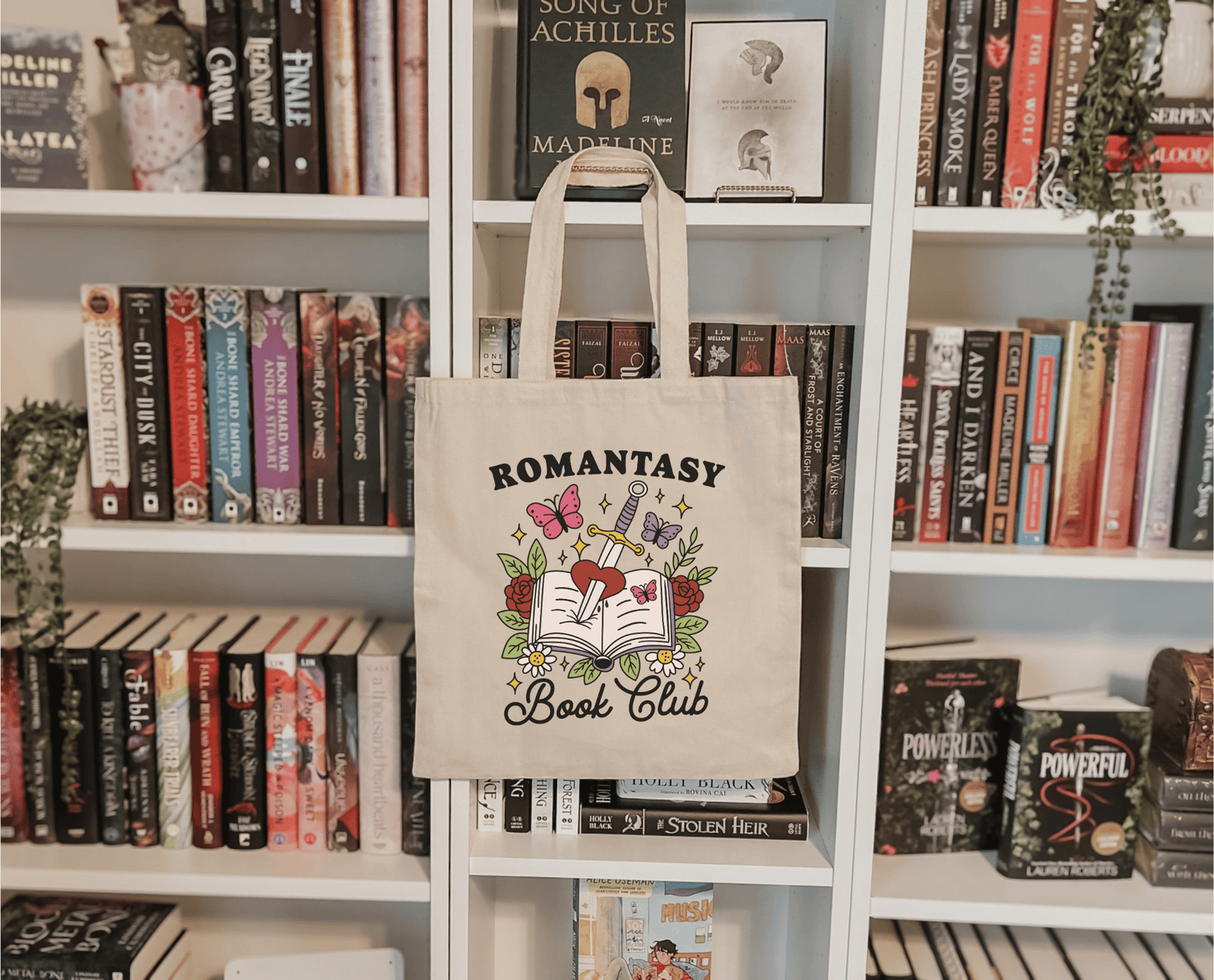 Romantasy Book Club tote bag