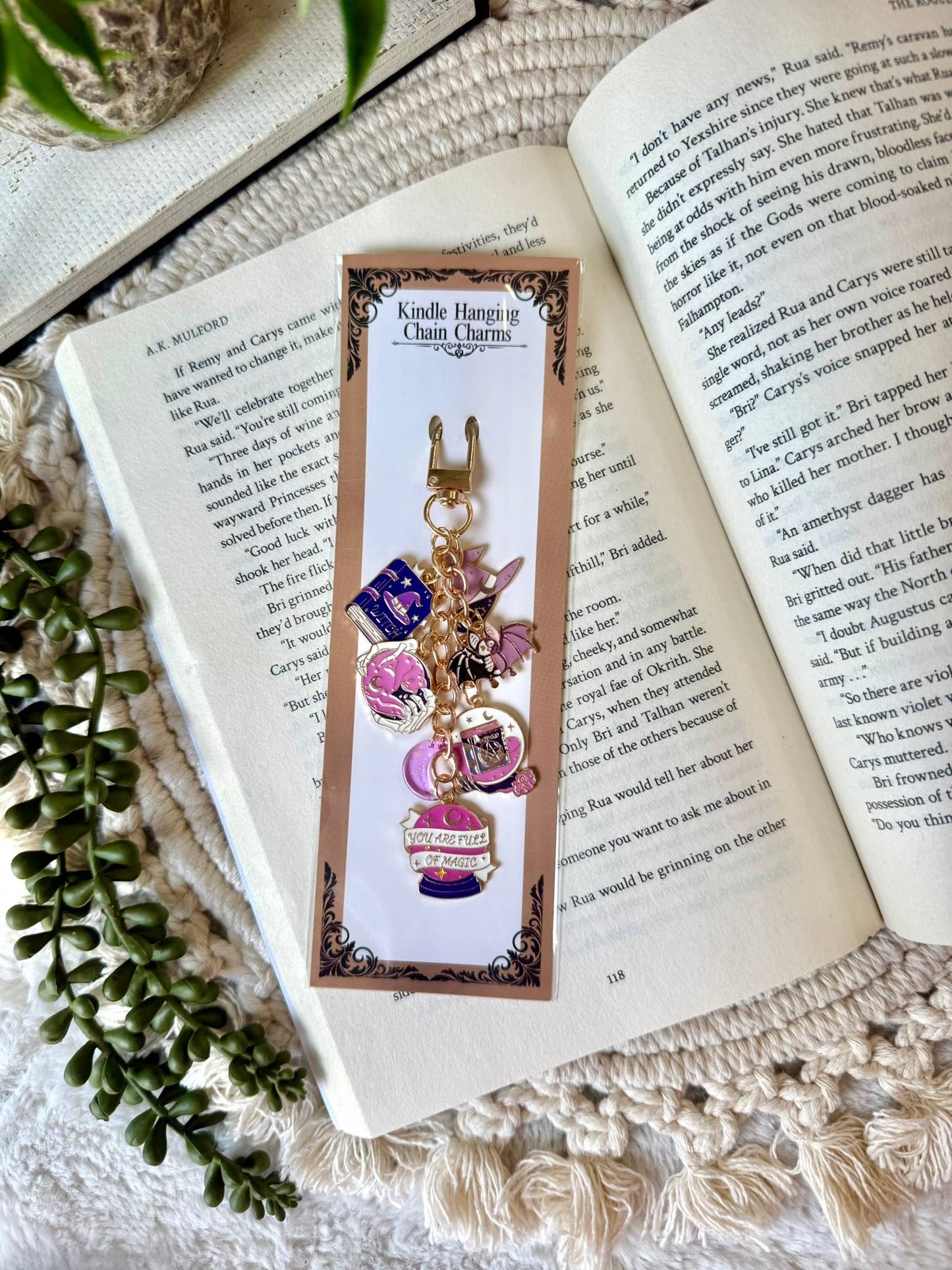 Witch Romance Kindle Charm - Witch Romance Phone Charm