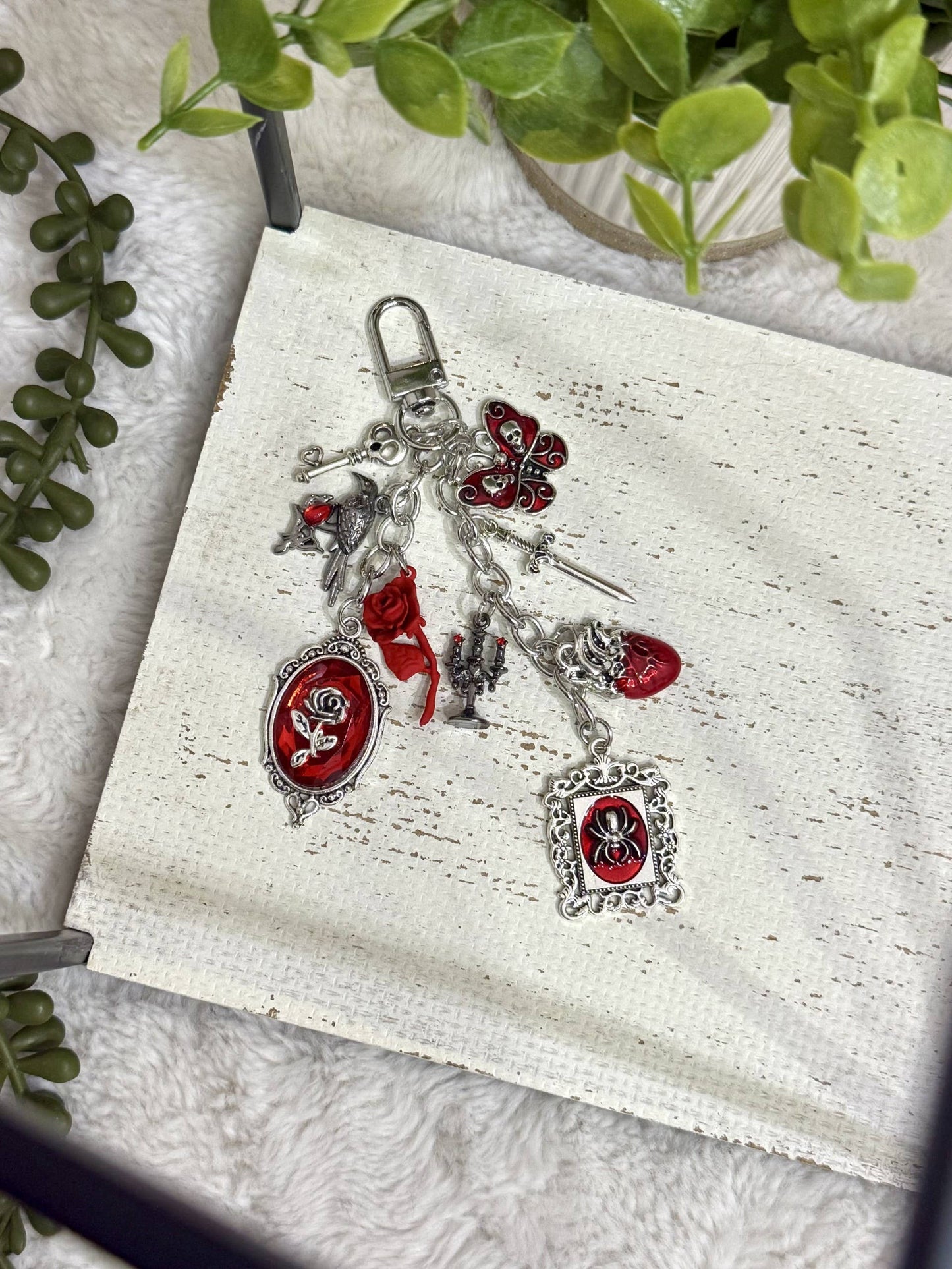 Dark Romance Kindle Charm - Dark Romance Phone Charm