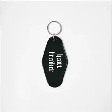Gothic Alt Motel Keychain, Heart Breaker