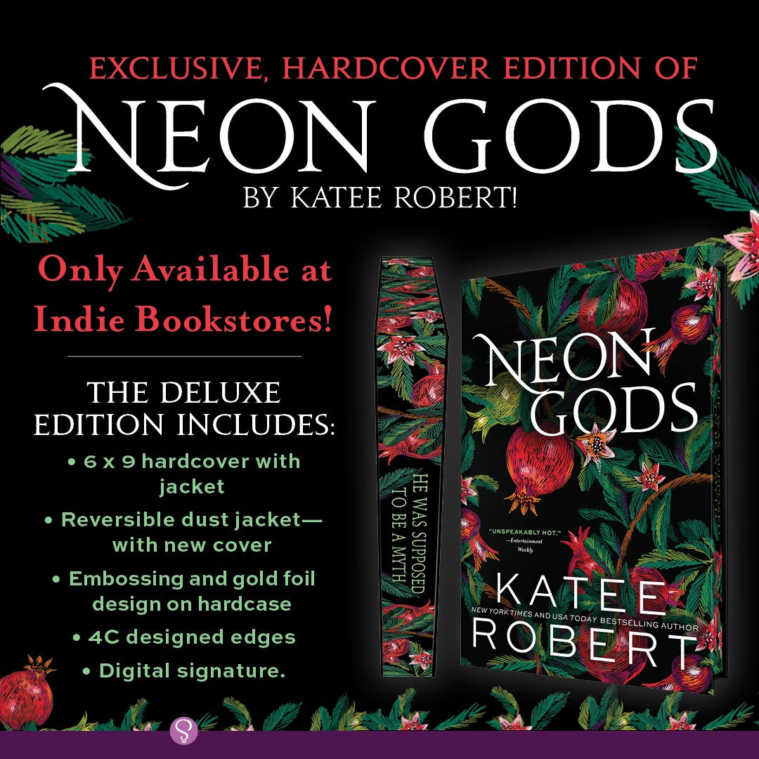 Indie Bookstore exclusive edition of Neon Gods