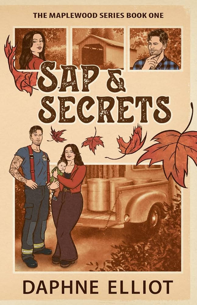 Sap & Secrets: A Surprise Baby Firefighter Romance (Maplewood) cover image
