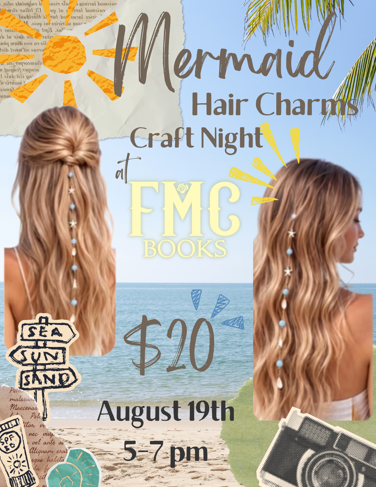Mermaid Hair Charms 8/19 5-7pm