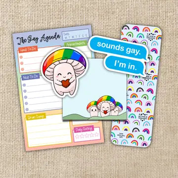 Gay Pride Boxed Stationery Gift Set