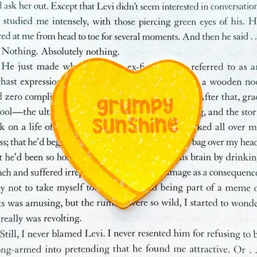 Candy Heart "Grumpy Sunshine" Sticker