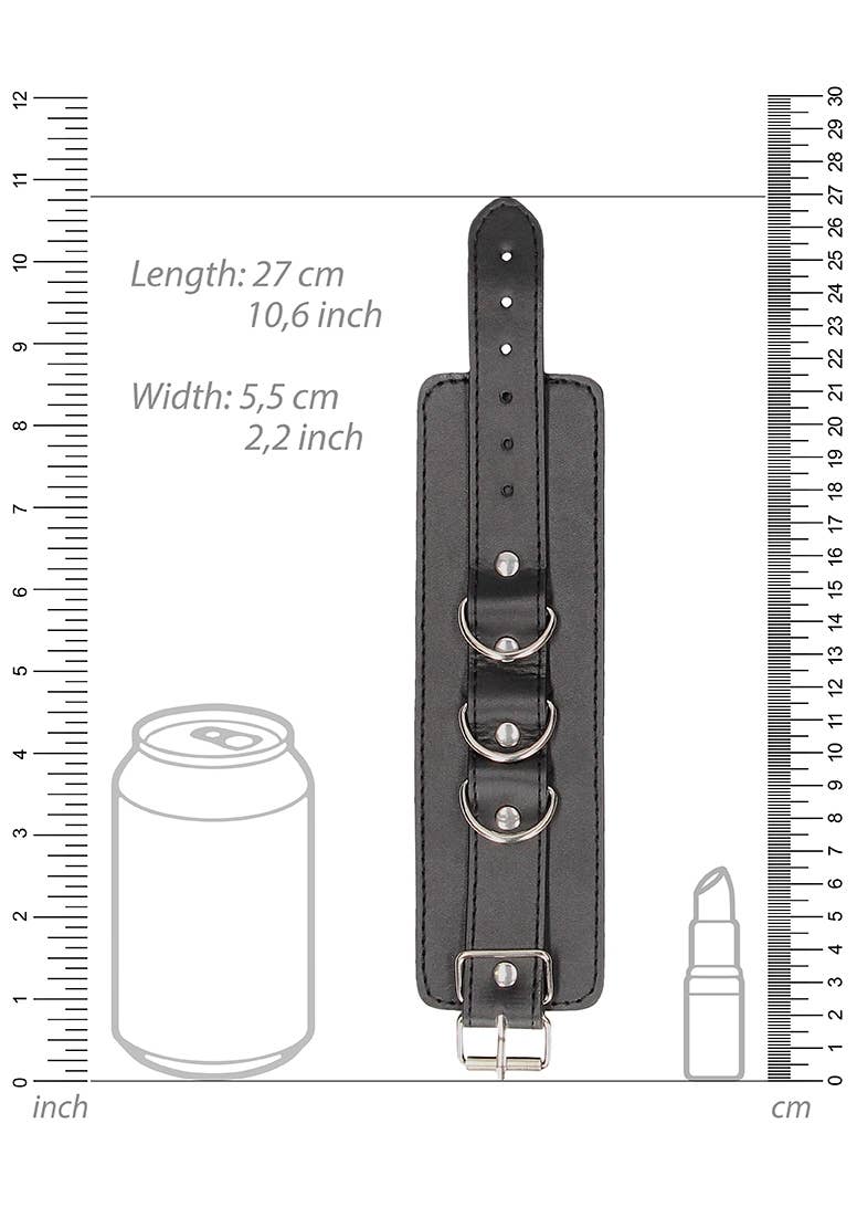 Bonded Leather Hand/Ankle Cuff
