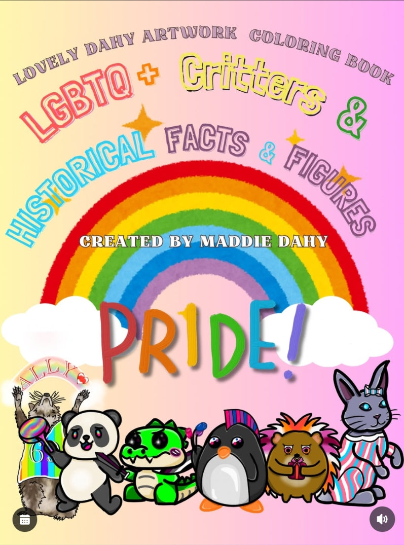 Pride coloring book