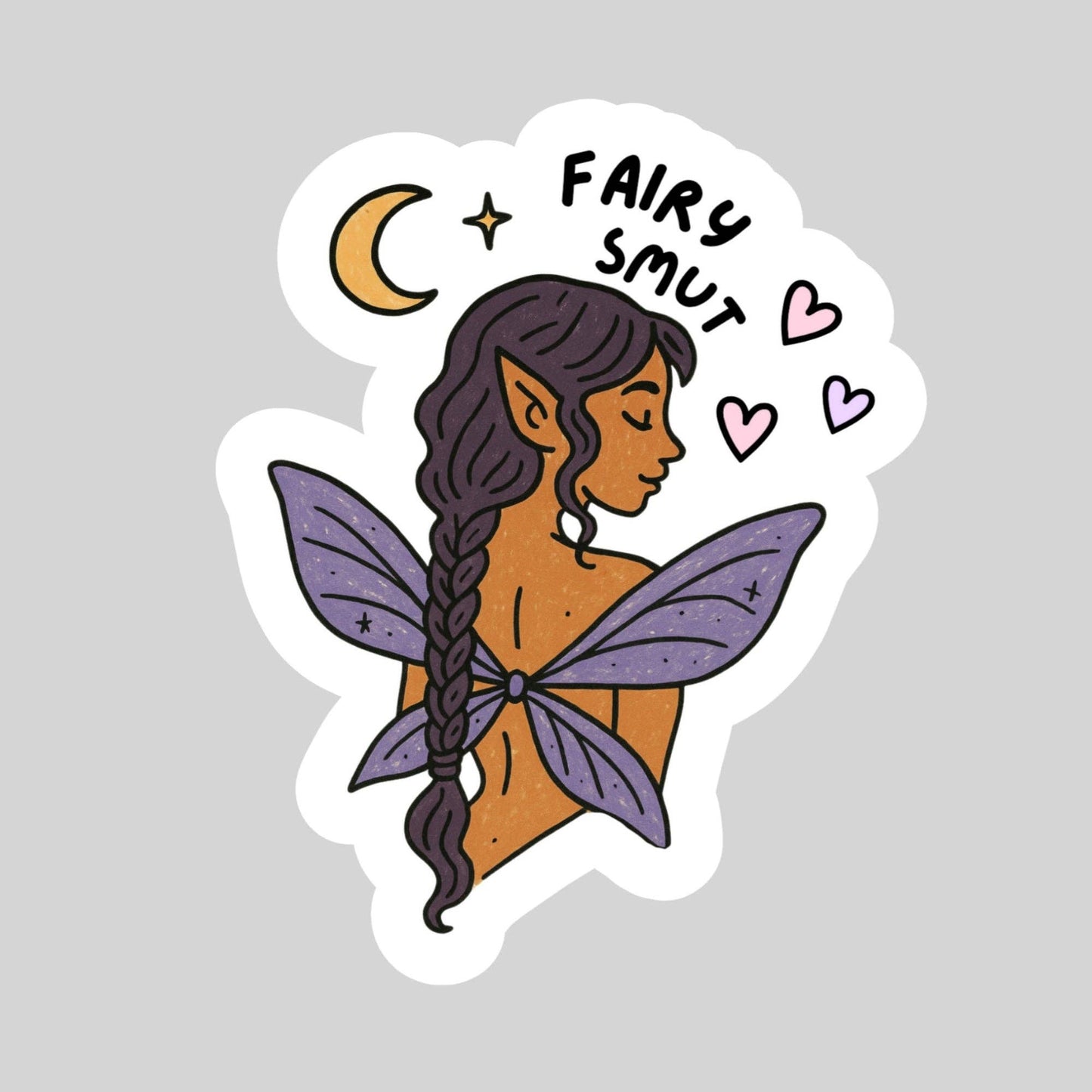 Fairy Smut Book Reader Sticker
