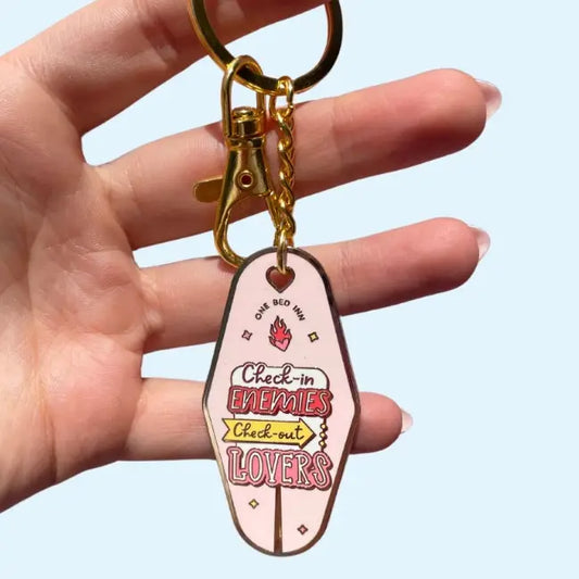 Enemies to Lovers Enamel Keychain