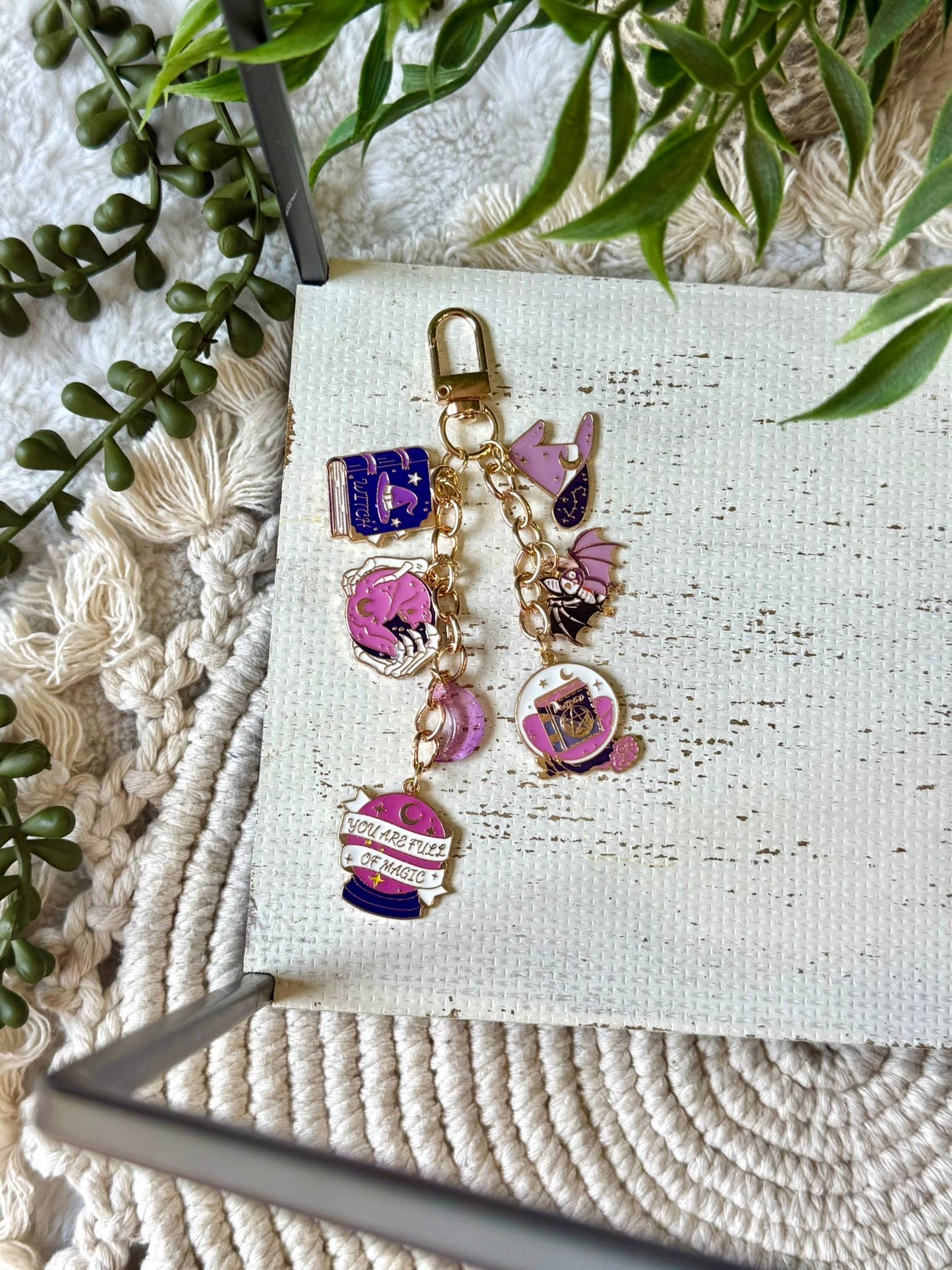 Witch Romance Kindle Charm - Witch Romance Phone Charm