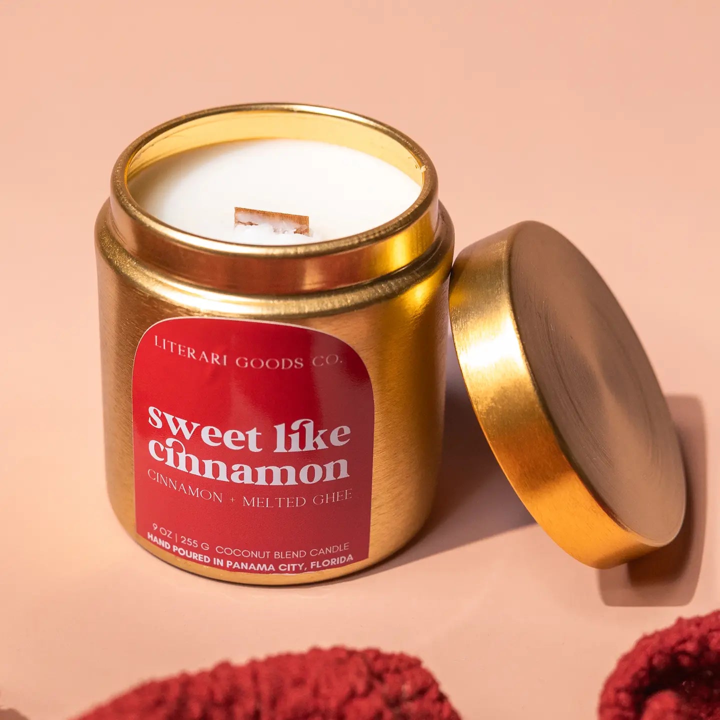 Gold Tin Candles
