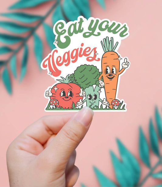 Eat Your Veggies Sticker