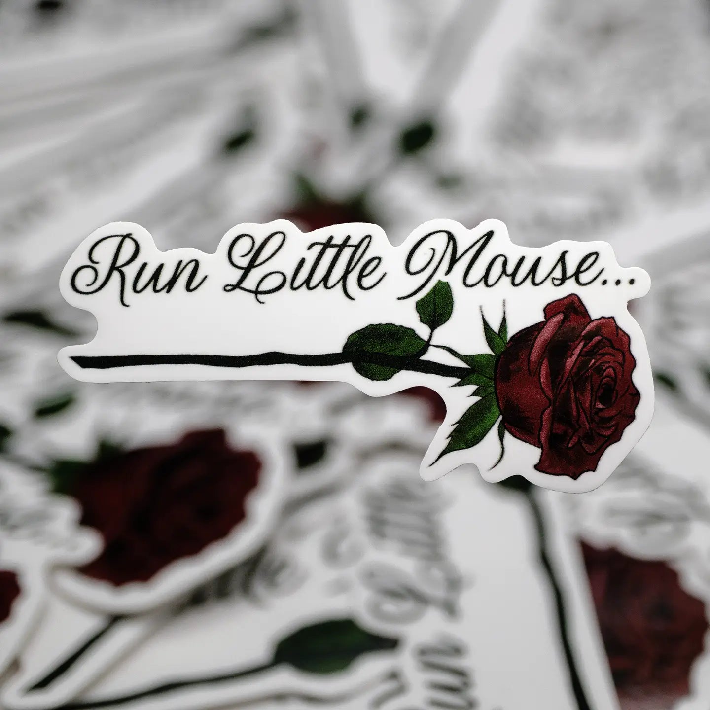 Run Little Mouse Sticker