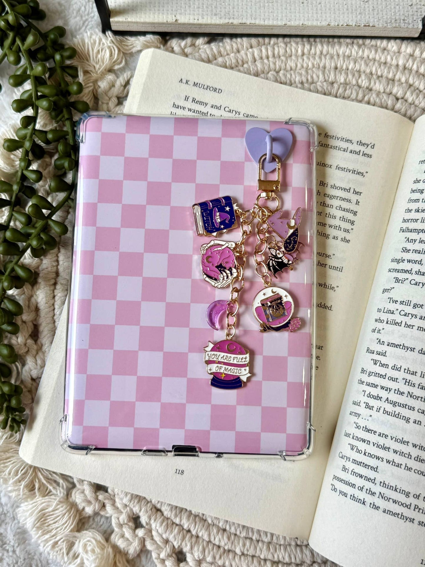 Witch Romance Kindle Charm - Witch Romance Phone Charm