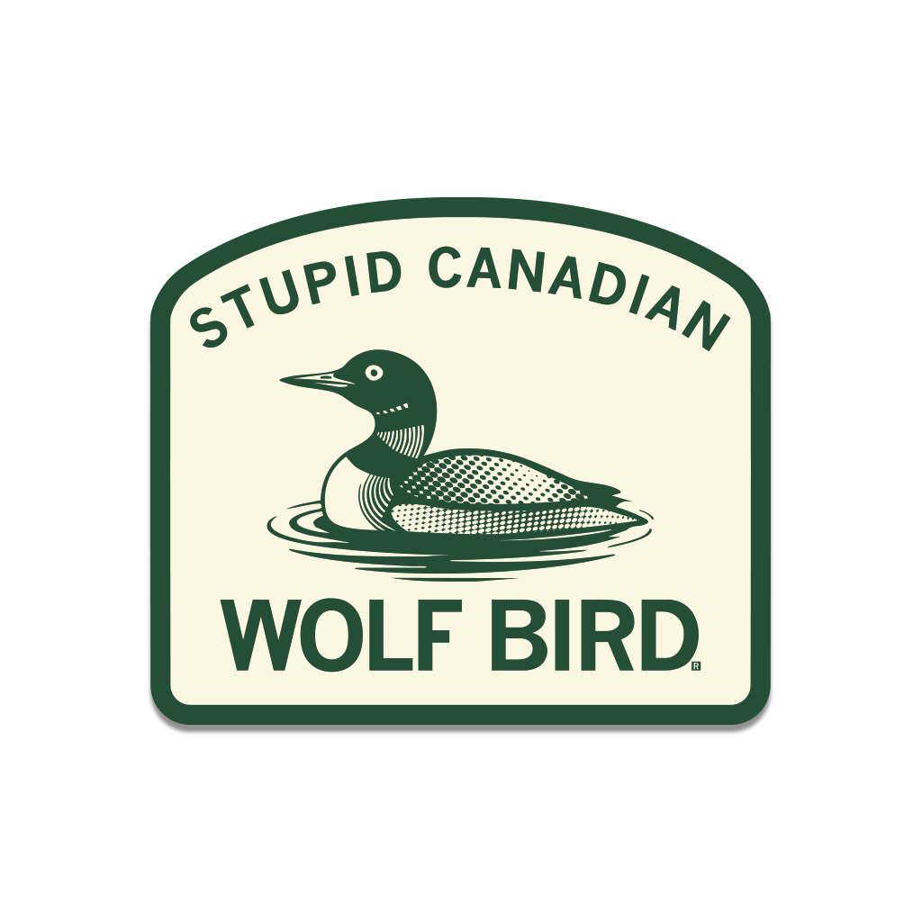 Wolf Bird Sticker