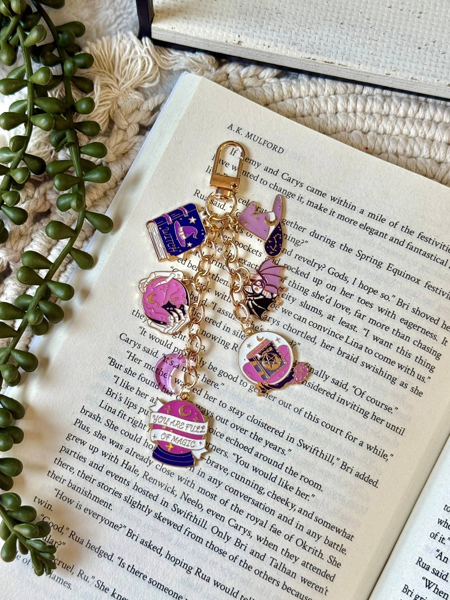 Witch Romance Kindle Charm - Witch Romance Phone Charm