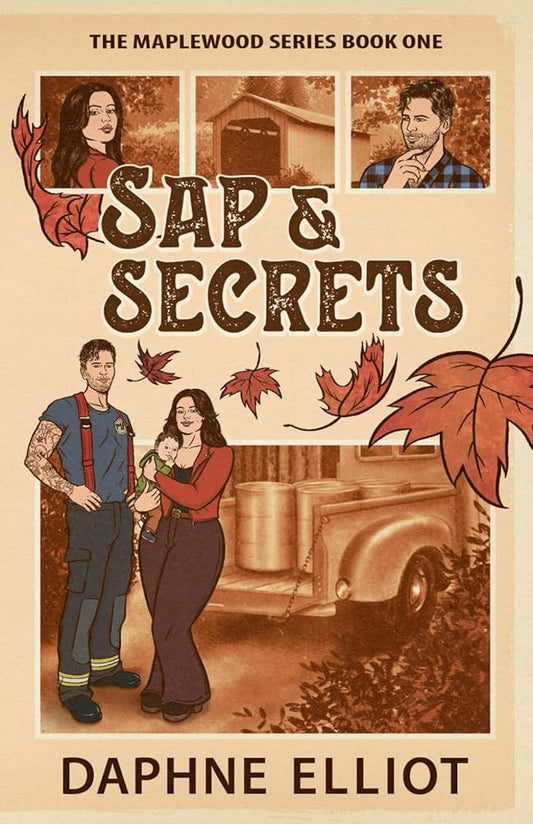 Sap & Secrets: A Surprise Baby Firefighter Romance (Maplewood) cover image