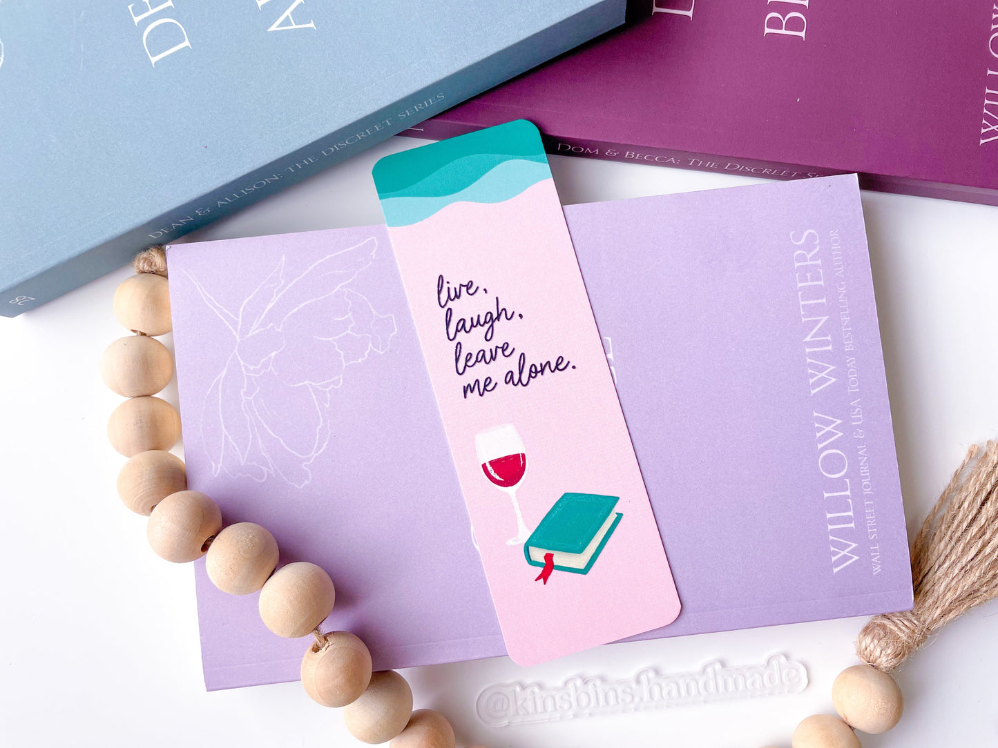 Live Laugh Leave Me Alone Bookmark