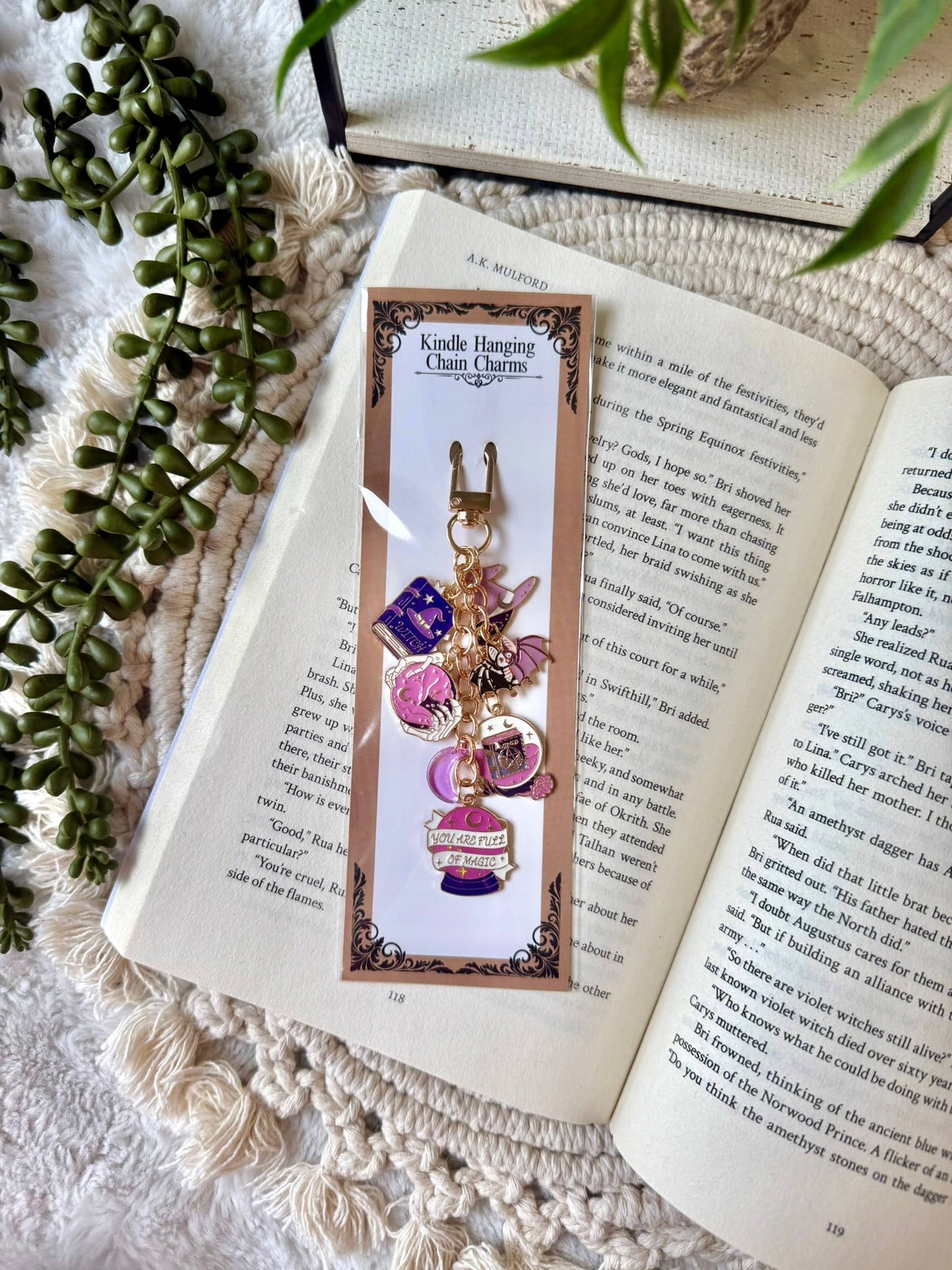 Witch Romance Kindle Charm - Witch Romance Phone Charm