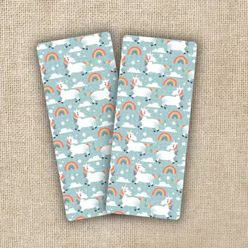 Unicorn and Rainbow Pattern Bookmark