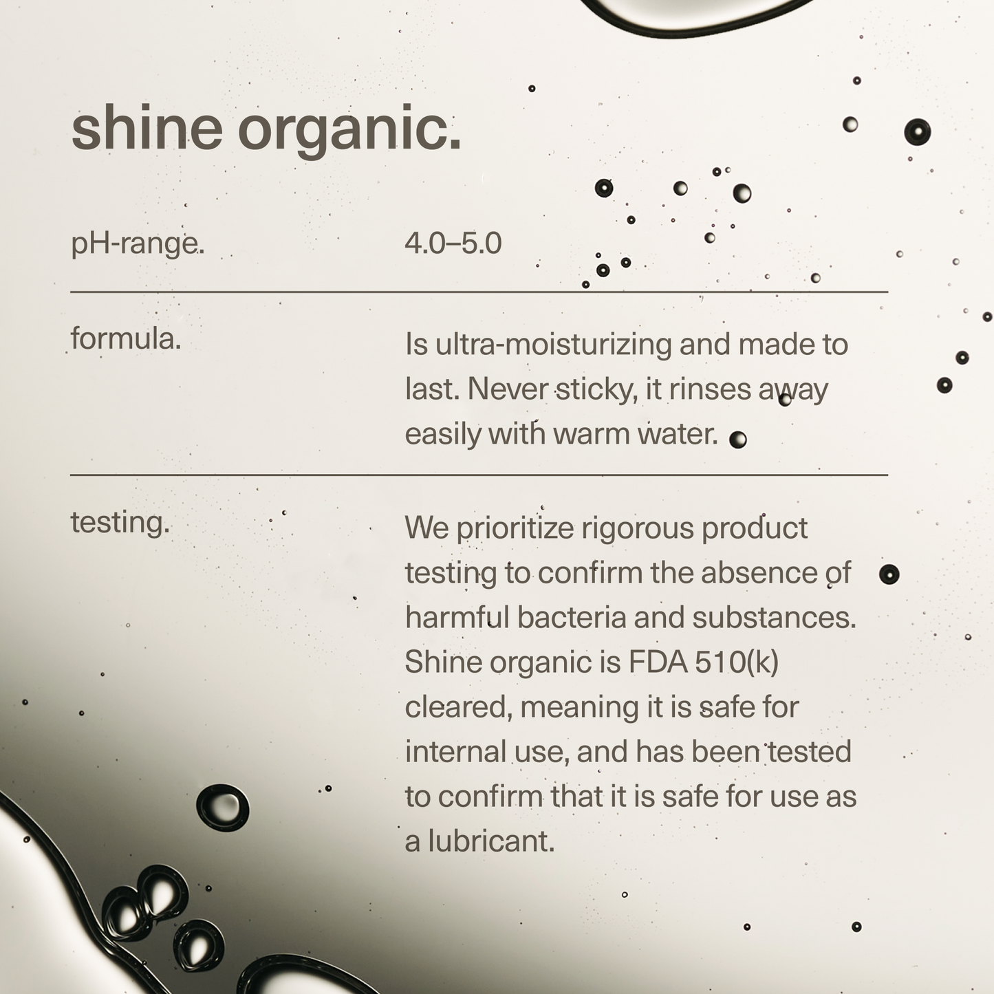 Shine Personal Lubricant