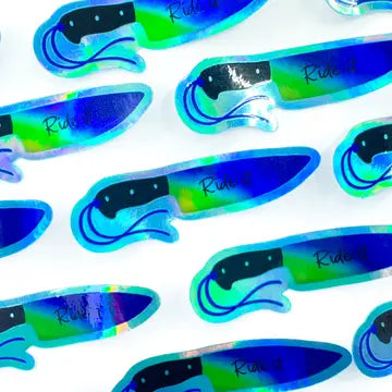 Ride It Holographic Sticker
