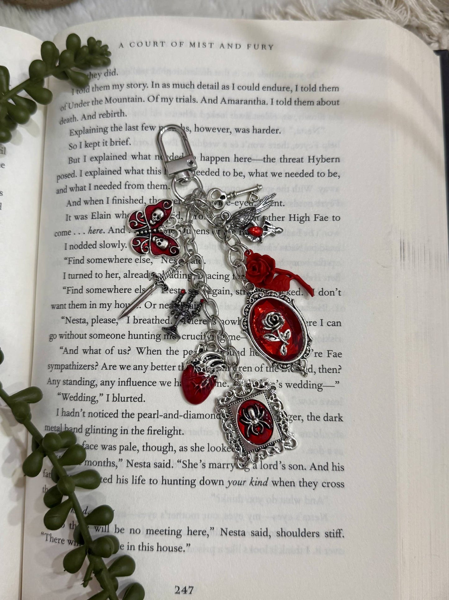 Dark Romance Kindle Charm - Dark Romance Phone Charm