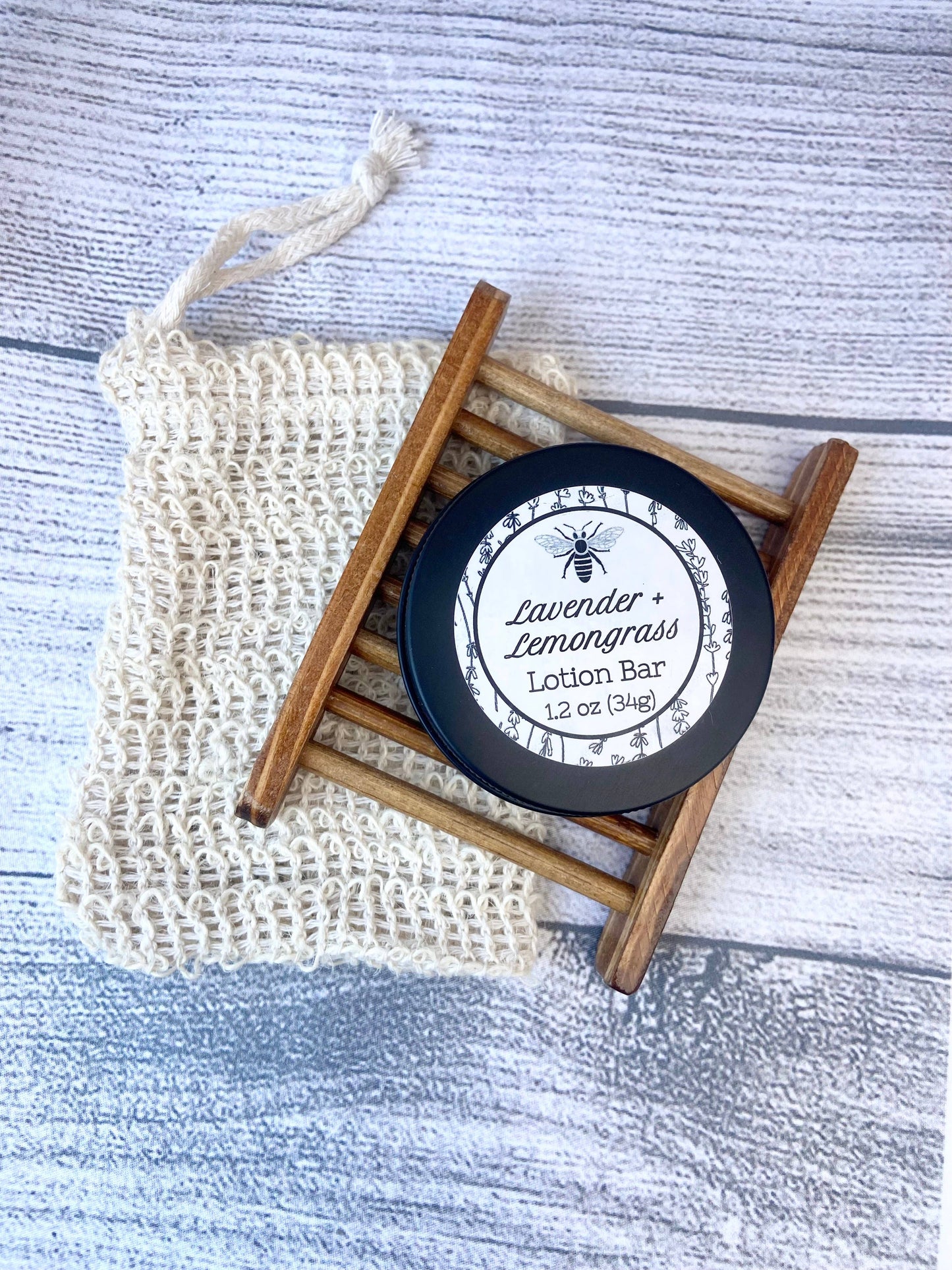 Lavender + Lemongrass Lotion Bar Solid Travel