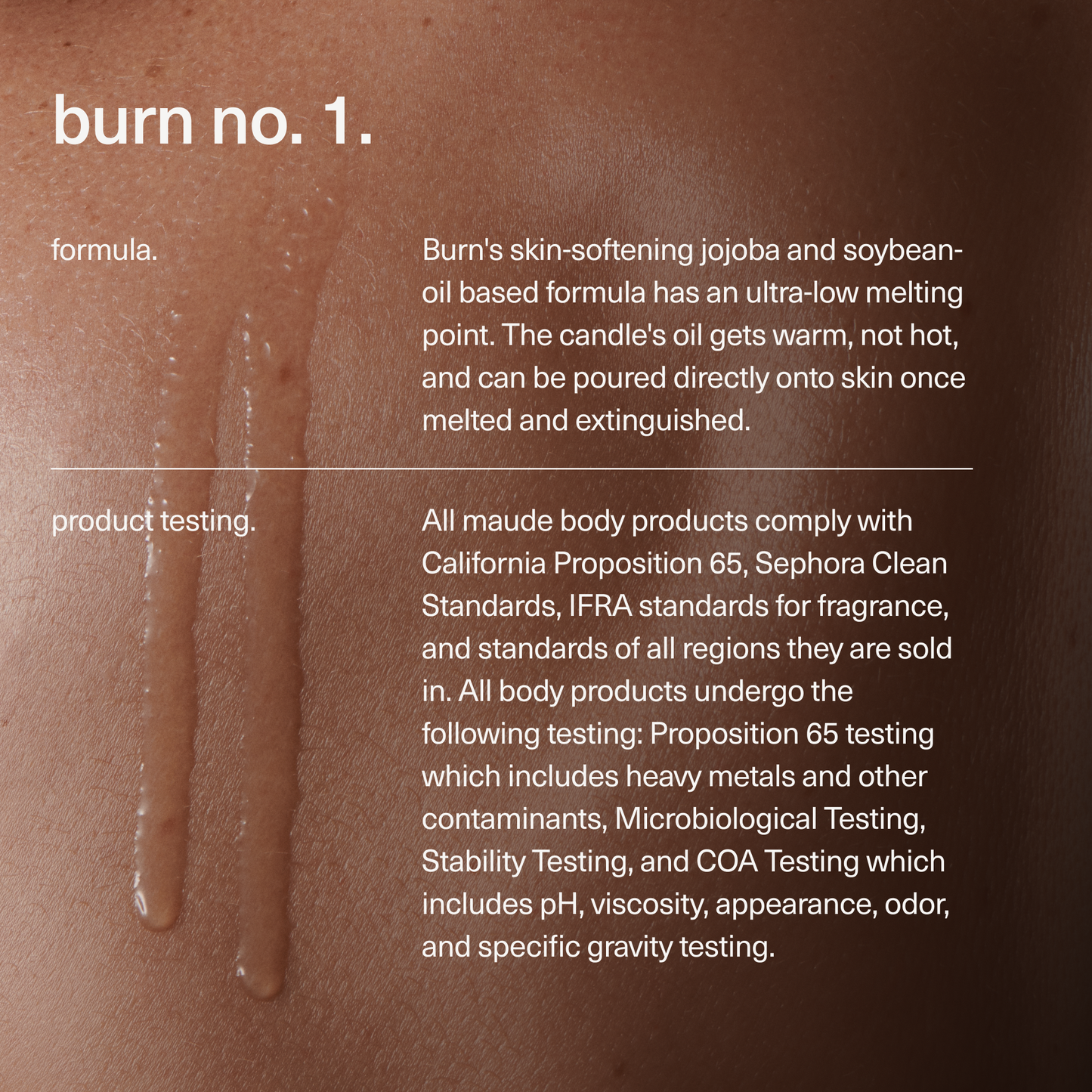 Burn Massage Oil