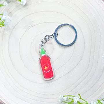 Hot Girls Read Dirty Books Keychain