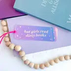 Hot Girls Read Dirty Books - Shiny Iridescent Bookmark