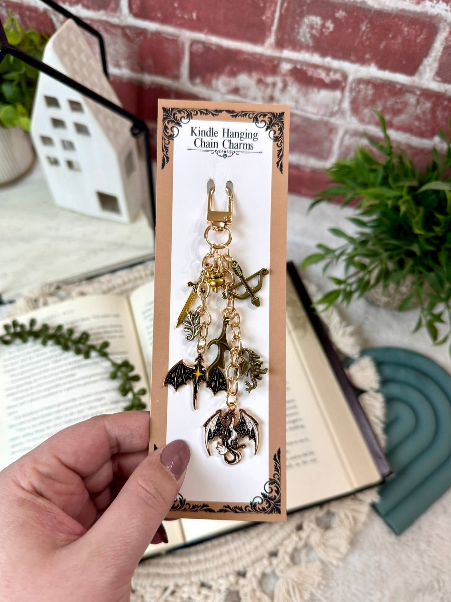 Dragon Fantasy Kindle Charm - Kindle Charm