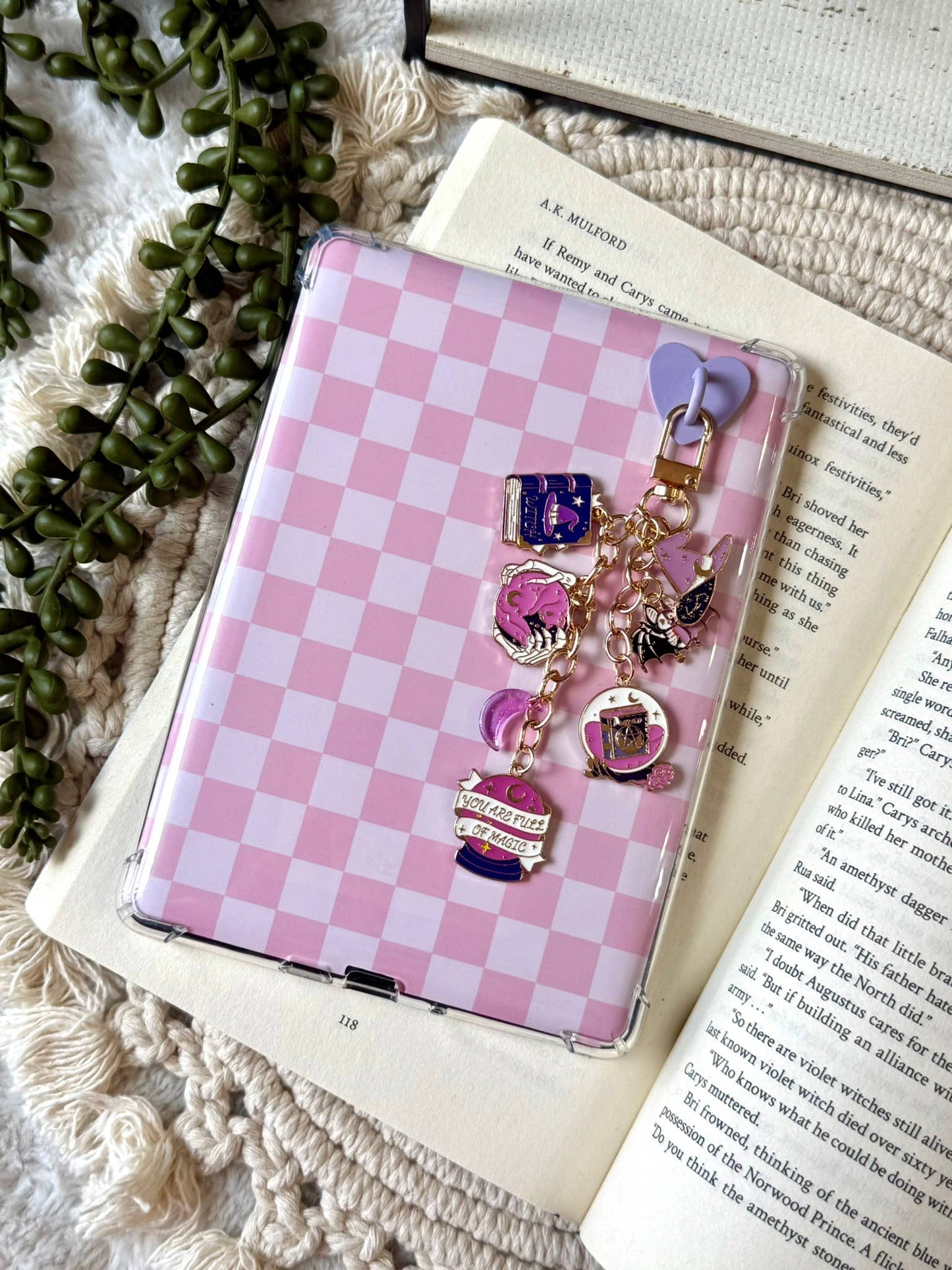 Witch Romance Kindle Charm - Witch Romance Phone Charm