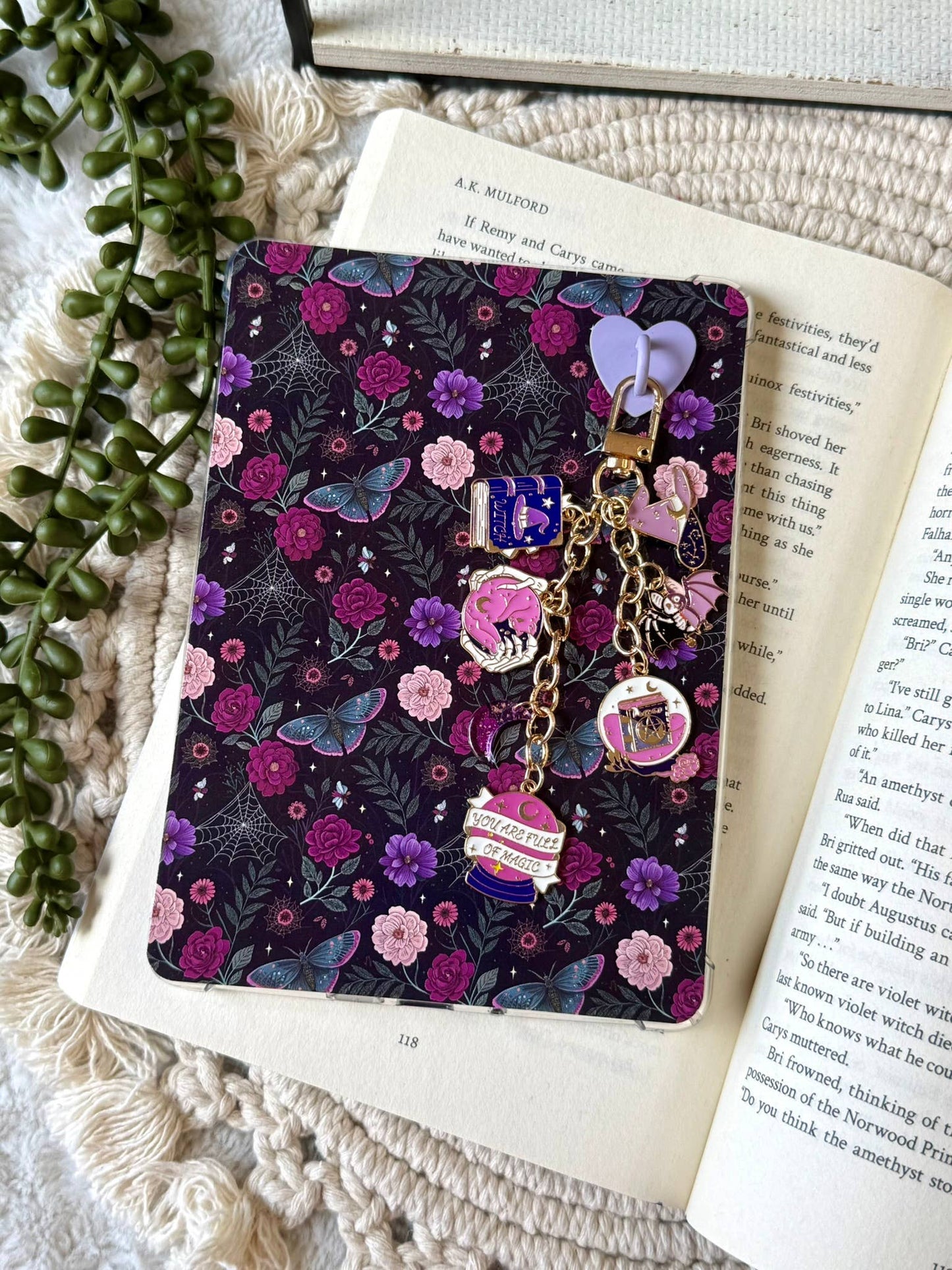 Witch Romance Kindle Charm - Witch Romance Phone Charm