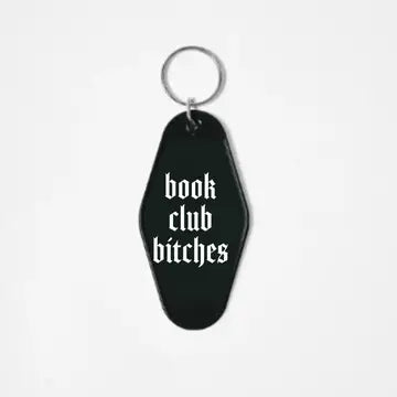 Goth Style, Witch Style, Motel Keychain, Book Club Bitches