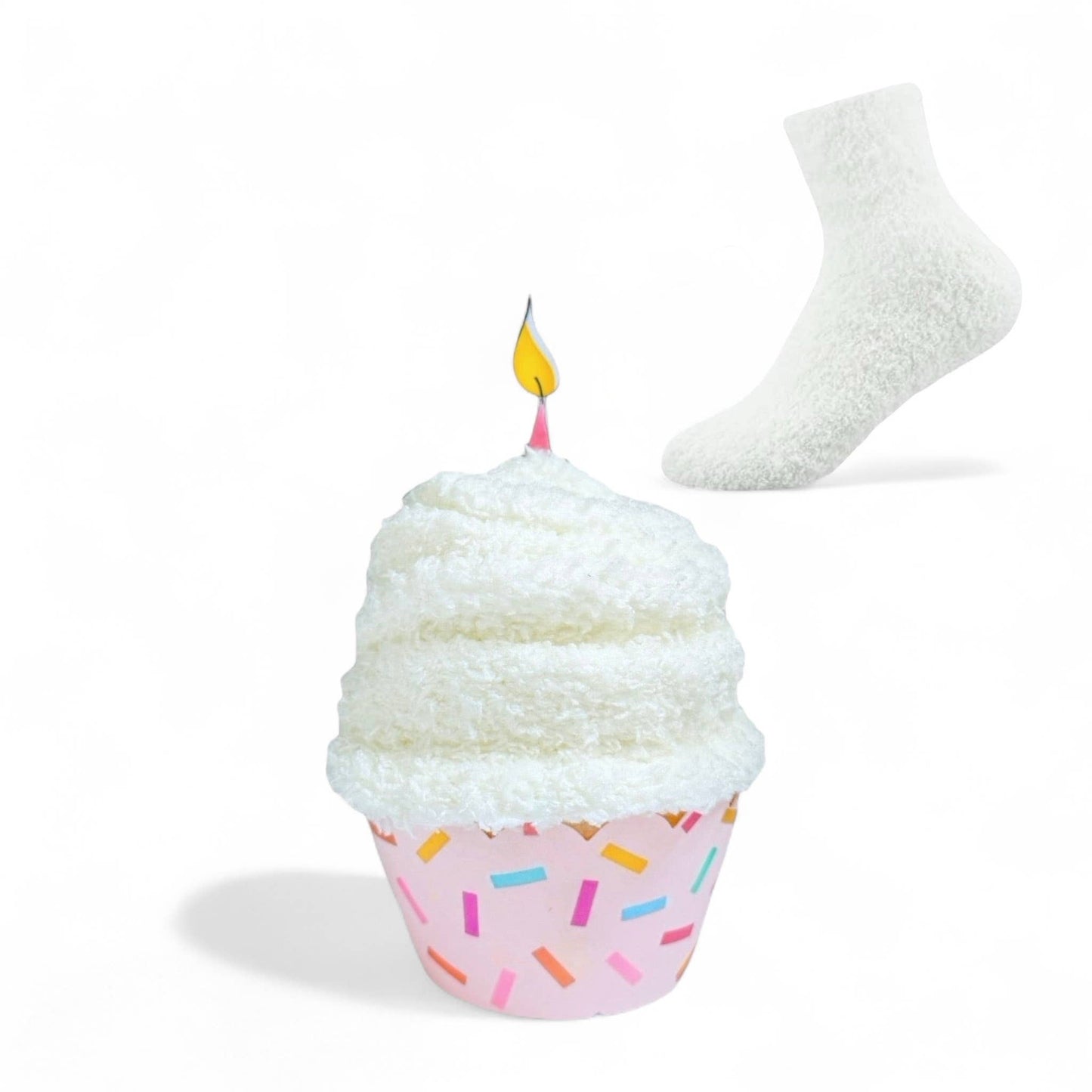 Cozy Cupcake Socks | Happy Birthday Gift