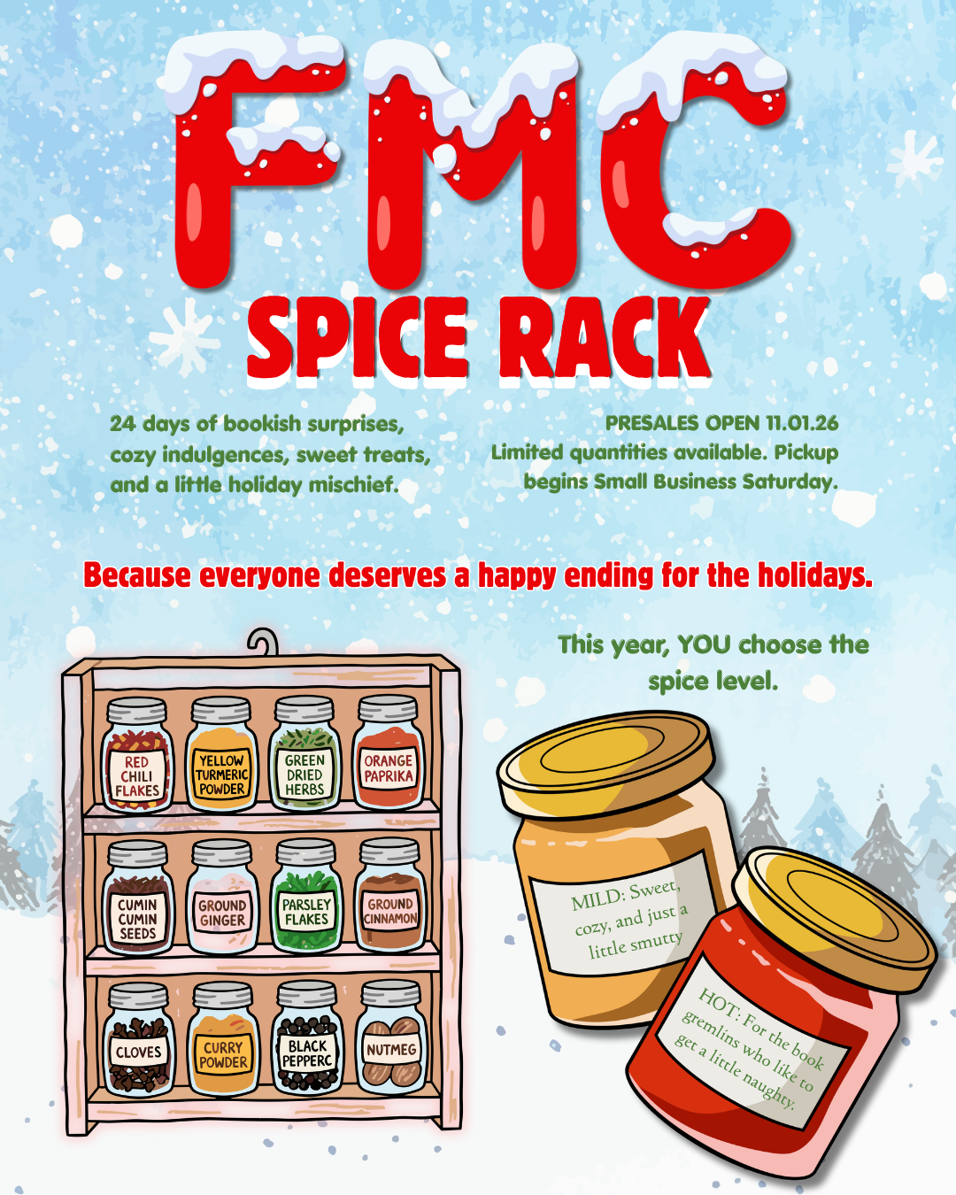 FMC Spice Rack | 2026 Holiday Gift Calendar