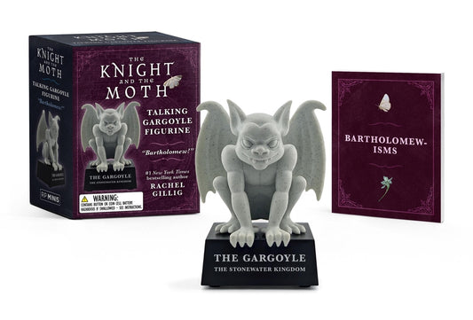 The Knight and the Moth Talking Gargoyle Figurine: Bartholomew! (from the Stonewater Kingdom Duology by Rachel Gillig) [With Battery]